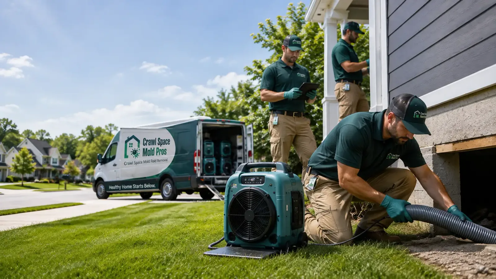 Crawl Space Mold Removal in Mellen, WI